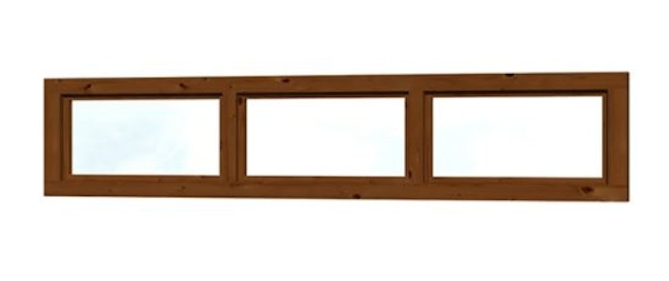 Skan Holz Oberlicht für Carports mit Echtverglasung