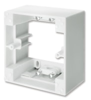 Schellenberg Aufputzrahmen 1-fach eckig weiß