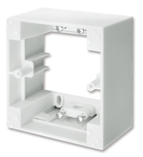 Schellenberg Aufputzrahmen 1-fach eckig weiß