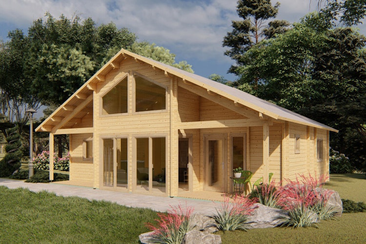 Wolff Finnhaus Ferienhaus Arvika 80 - 68 mm