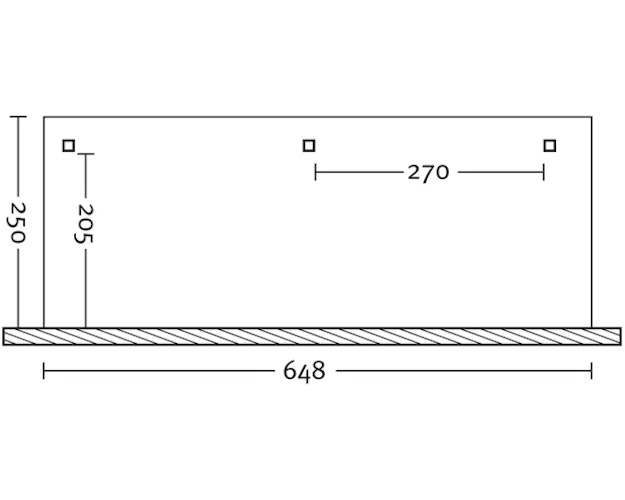Skan Holz Terrassenüberdachung Andria aus Leimholz mit Mittelpfosten Breite 648 cm