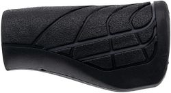 Herrmans Griff Line rechts schwarz/grau 90 mm