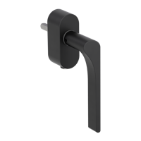 Griffwerk Fenstergriff VAYA 261 LEAF LIGHT Graphitschwarz R 7x40