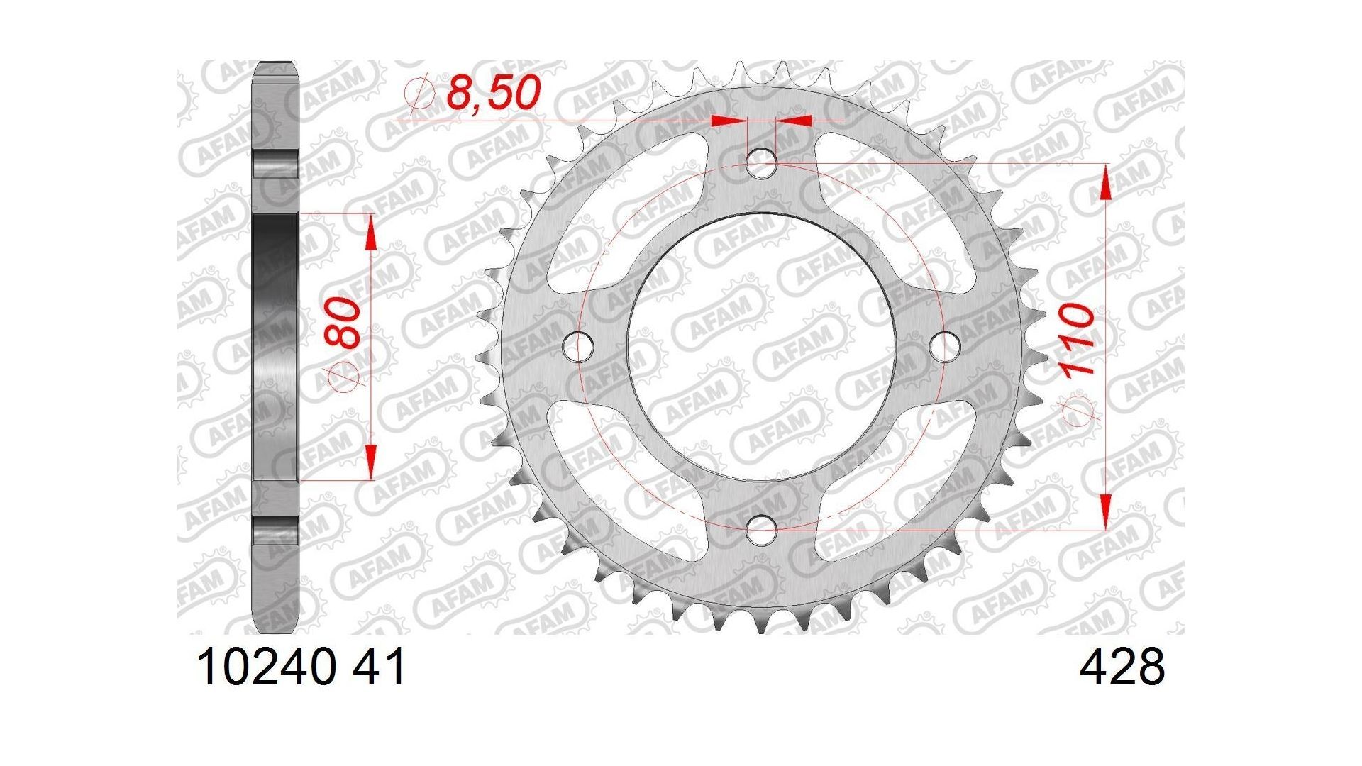 Afam Kettenrad 10240