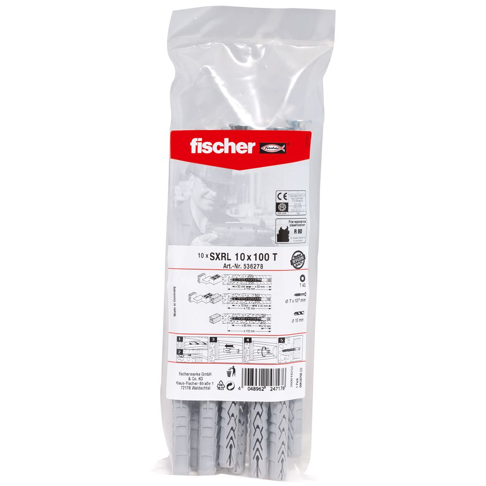 FISCHER Langschaftdübel SXRL 10x100 T B (10 St.)