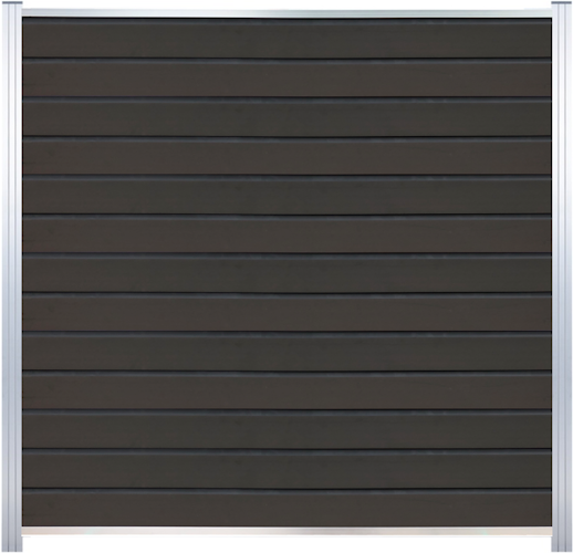 T&J WOLLBACH WPC Lamellensteckzaun-Set