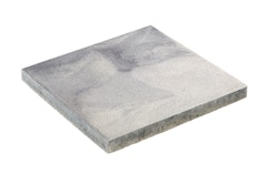 Diephaus Terrassenplatte RUSTICA WEIß-SCHWARZ GEFL. 40/40/4 CM