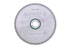 Metabo Sägeblatt "multi cut - professional"254x2,4/1,8x30Z80 FZ/TZ5°neg.
