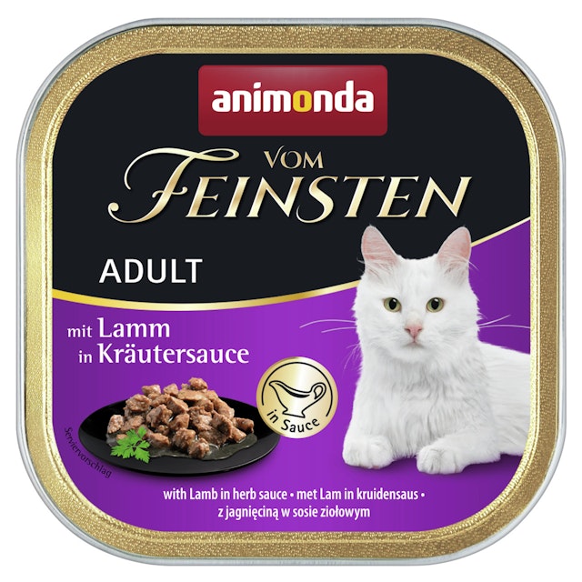 animonda Vom Feinsten Adult mit Sauce 100g Schale KatzennassfutterVorschaubild