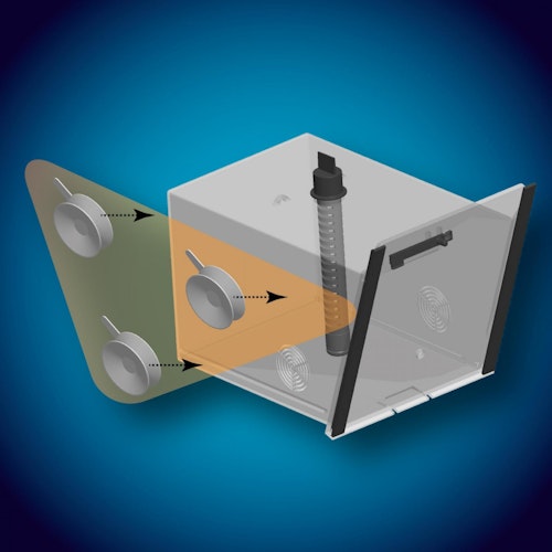 AQUA MEDIC rubber sucker twin Doppelsauger (3 Stück)