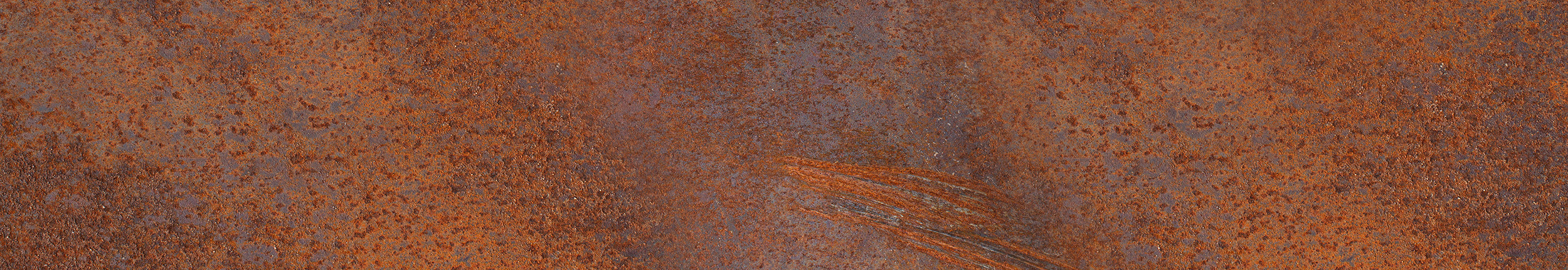 BM Typ 248 Glasstreifen in Cortenstahl Optik 1200 x 312 mm