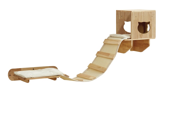 NOBBY Wandelement Hängebrücke "ACI" cream 182 x 30 x 45 cm