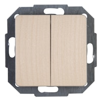 Kopp Serienschalter MILANO ahorn