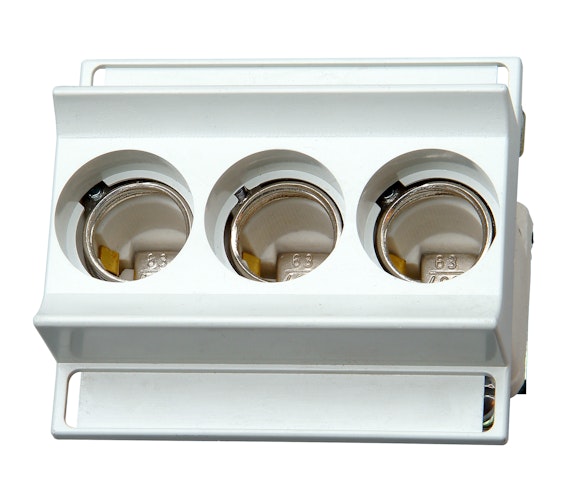 Kopp Sicherungssockel D02, 3-polig 16-63A