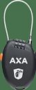 Vorschaubild Axa Zahlen-Kabelschloss Roll Modell 25 schwarz