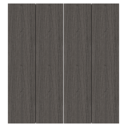 NewTechWood Deluxe Vintage WPC-Terrassendiele Hohlkammer Silver Gray  23 x 138 mm