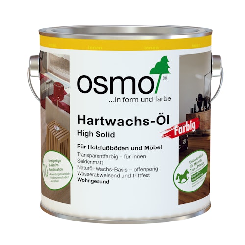 OSMO Hartwachs-Öl FARBIG für Fußböden-7 verschiedene Farben 