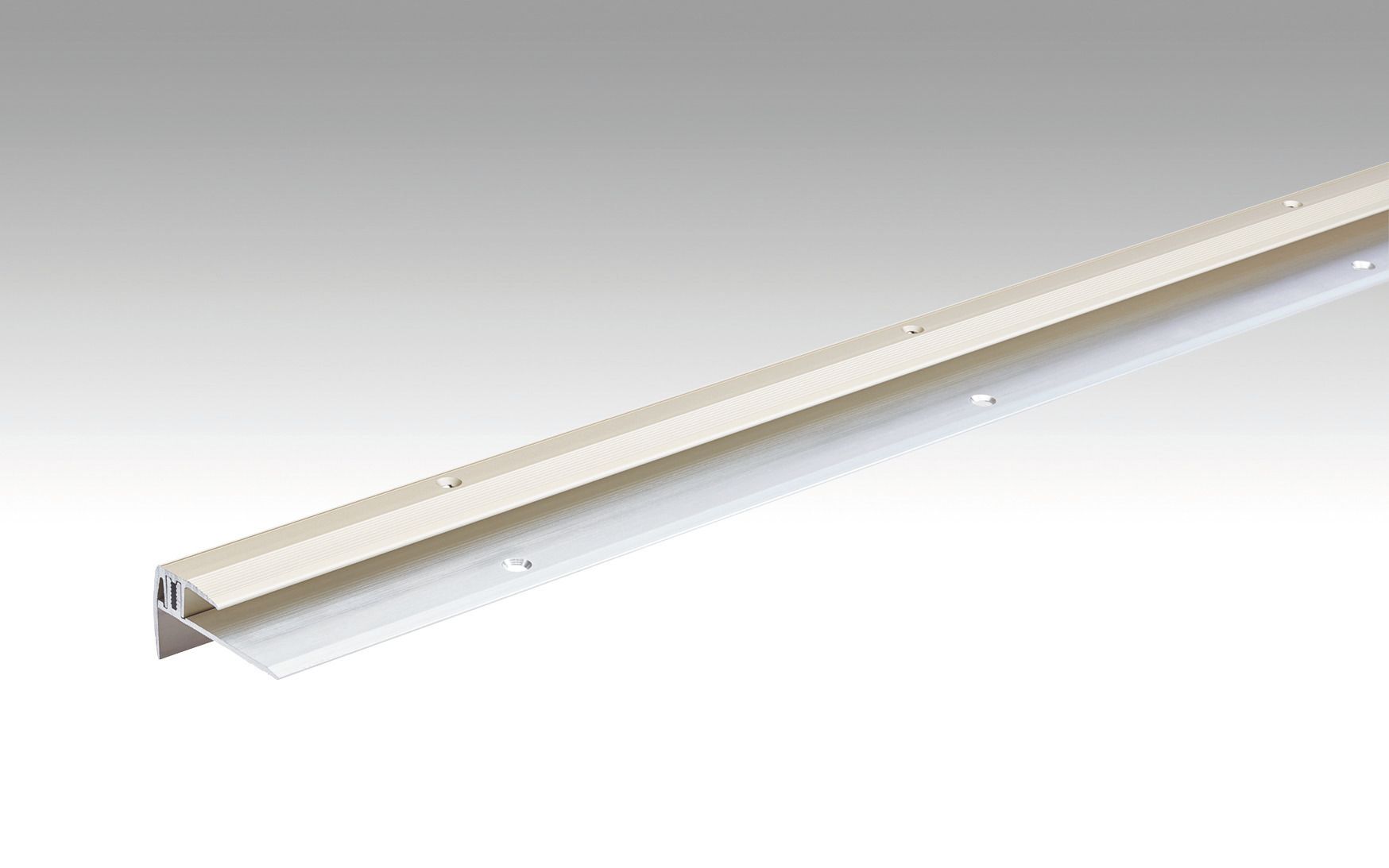 MEISTER Treppenkantenprofil Typ 203 Sand eloxiert 230 - 3000 mm