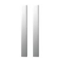 Vorschaubild Griffwerk PURE SENSA -Edelstahl Optik Griffleisten-Paar -Sensat. -für Glas -350x40x7mm