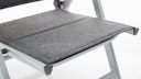 Vorschaubild Kettler Multipositionssessel BASIC PLUS PADDED, Aluminium Silber / Outdoorgewebe Anthrazit