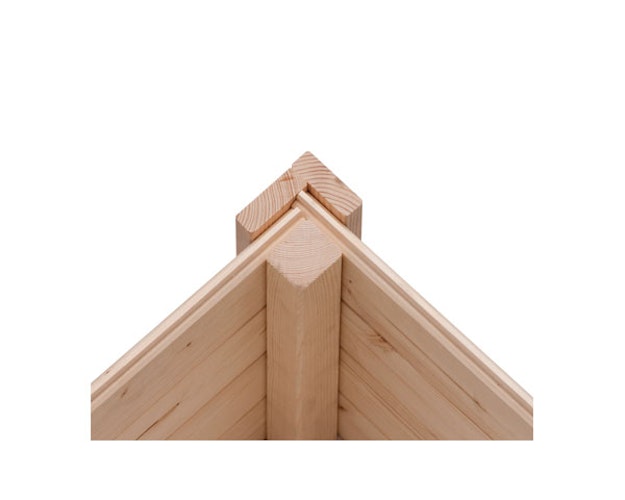 Karibu Gartenhaus Qubic 1 mit Schiebetür - 19 mm