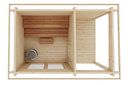 Vorschaubild Wolff Finnhaus Saunahaus Liva  2524/2541/2540 - 44 mm
