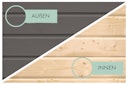 Karibu Woodfeeling Gartenhaus Mattrup - 28 mm