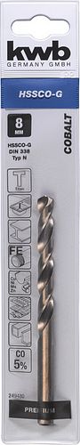 kwb COBALT HSS-GCO5 Boh 8,0mm PRE 249480
