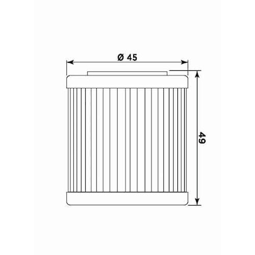 MIW Ölfilter P5007 Papierfilter (OEM-Qualität)