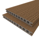 Vorschaubild NewTechWood Gigangte Vintage WPC-Terrassendiele Hohlkammer Teak  23 x 210 mm