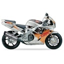 Vorschaubild IXIL Hexoval Xtrem Edelstahl Schwarz Honda CBR 900 RR