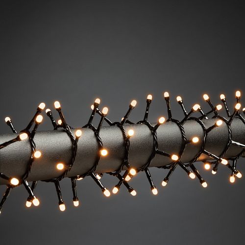 Konstsmide Micro LED Compactlights gefrostet 600 bernstein