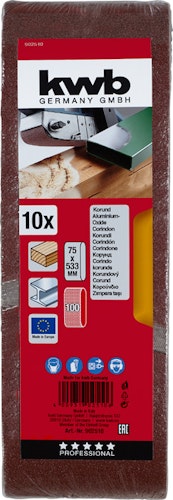 kwb 10Schl-Bänd Korund 75x533 K100 902510