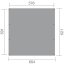 Weka Doppelcarport 609 mit Stahlblech-Trapezdachplatten