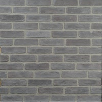 HANDMUSTER DE RYCK Eck- und Steinriemchen - City Brick Grau