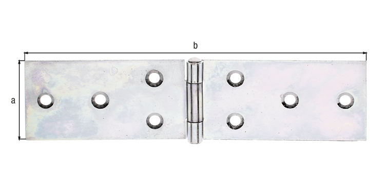Alberts® Tischband,  sendzimirverzinkt, LxB 40x162 mm 346911