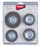 Makita Rundbürsten-Set 4-tlg. Stahl D-65729 Makita Rundbürsten-Set 4-tlg. Stahl D-65729Zubehörbild