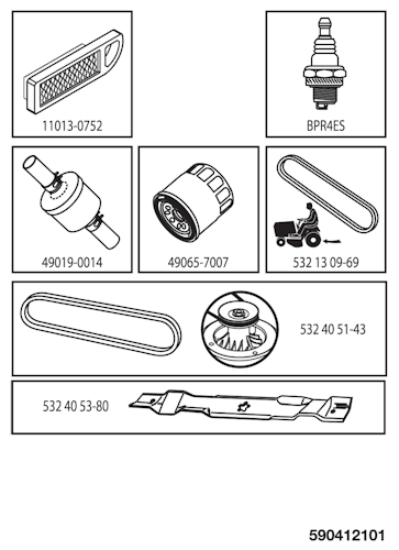 Husqvarna Gartentraktoren TS 246, 96041040100, 2017-01