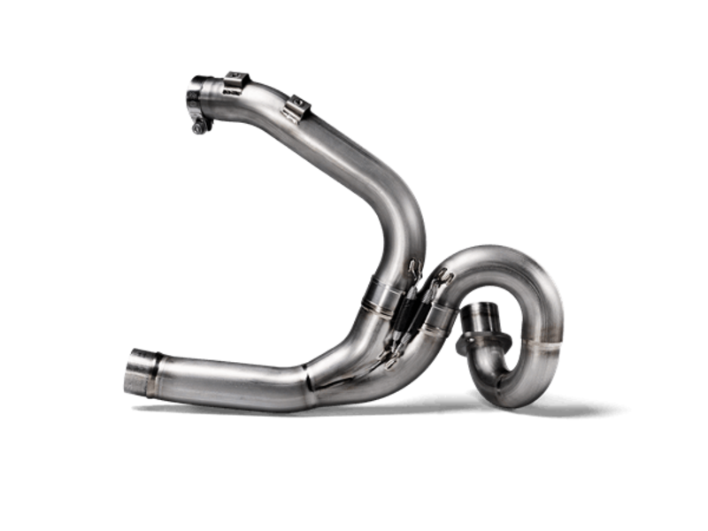 Akrapovič Optional Header (Titanium) Ducati Scrambler  2021-2022 [E-D8E2]