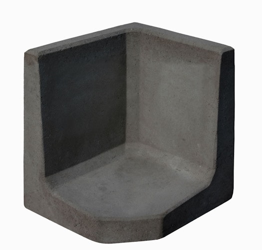 Diephaus L-Stein- ECKE ANTHRAZIT 50/50/50/7 CM