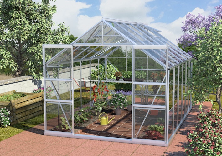 Vitavia Gewächshaus Mars 9900 inkl. 2 Dachfenstern - 9,9 m²