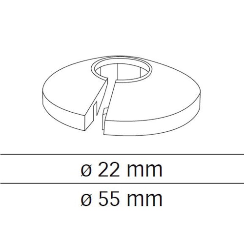 MeisterWerke Heizkörper-Rosetten Kirschbaum amerik. 014-Echtholz/Massiv