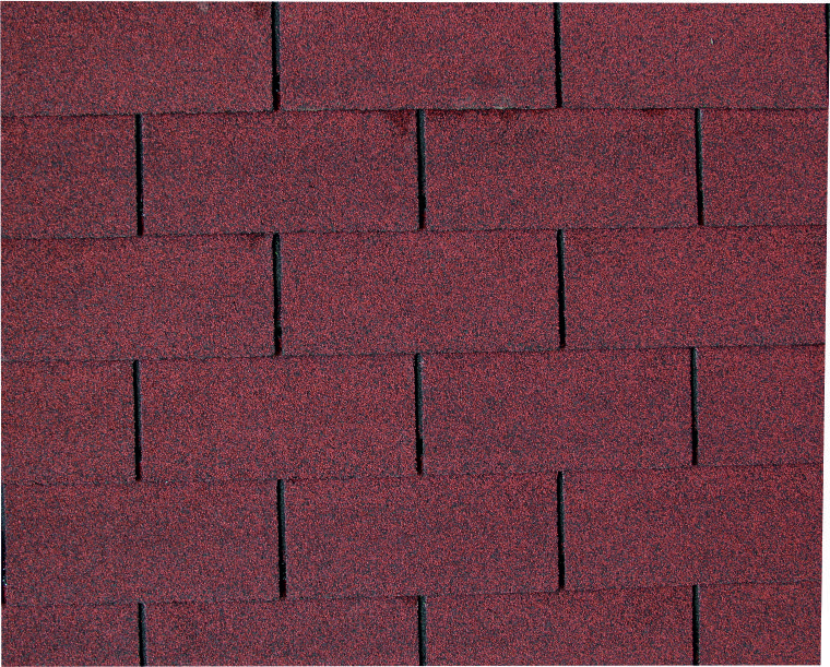 Palmako Rechteck- Dachschindeln - rot