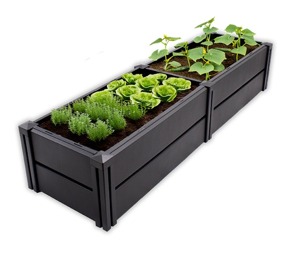 KHW Hochbeet Demeter L schmal - B 158 x T 44 x H 31 cm - 196 l