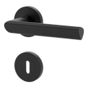 Vorschaubild Griffwerk Türgriff TRI 134 - Schraubtechnik, rund, Graphitschwarz