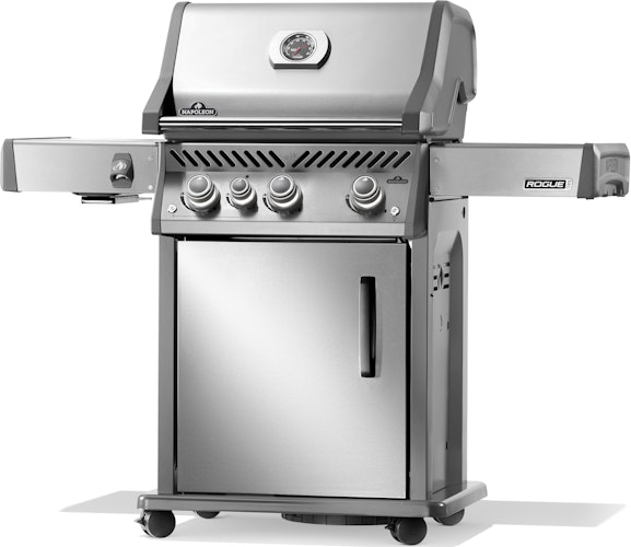 NAPOLEON Gasgrill Rogue Pro 425, SIZZLE ZONE Seitenbrenner, Edelstahl