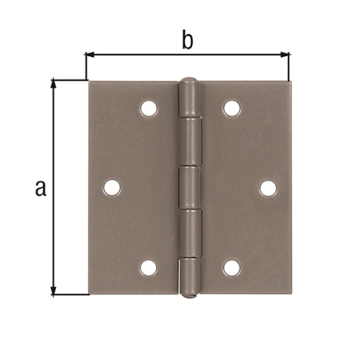 Alberts® DURAVIS® Scharnier Quardratisch 60x60mm