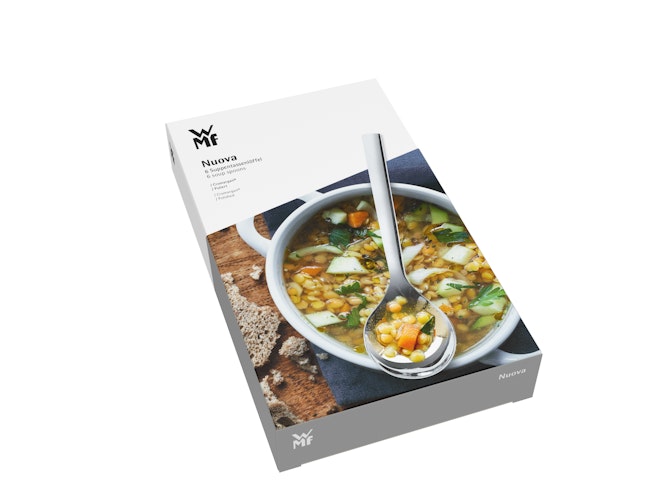 WMF Suppentassenlöffel-Set 6 Stück Nuova