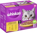 Vorschaubild Whiskas 7+ Geflügel Auswahl in Sauce 12 x 85 Gramm Multipack Katzennassfutter
