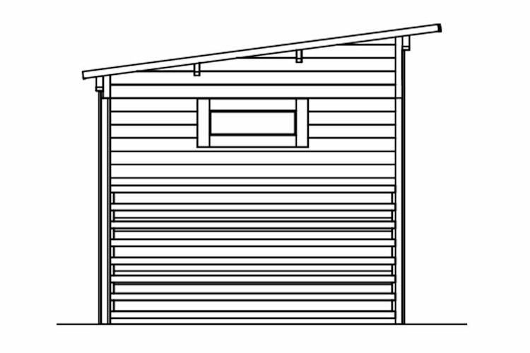Skan Holz Unterstand / Outdoorküche Vimmerby - 19 mm